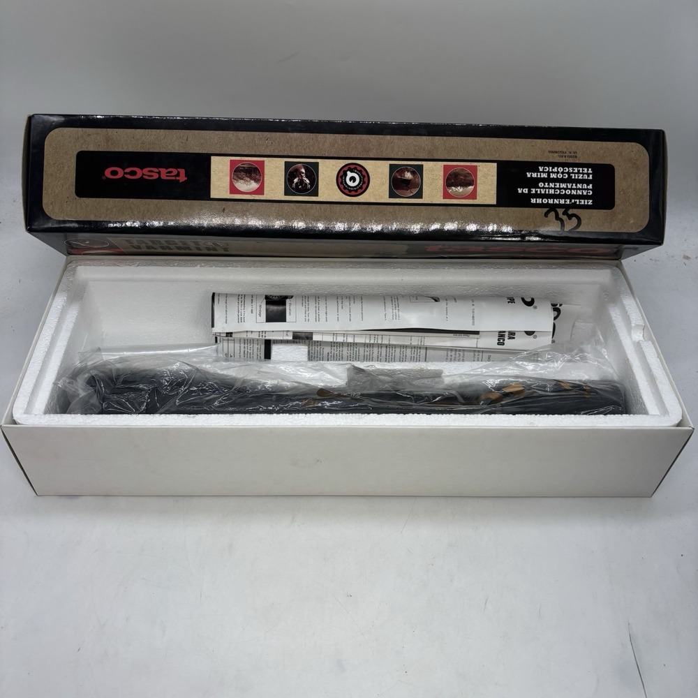 Tasco TG104050DS 10-40x50 Target Varmint Riflescope NEW IN BOX 1/8 MOA Dot